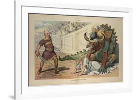 An Unexpected Challenge-JS Pughe-Framed Art Print