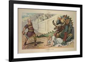 An Unexpected Challenge-JS Pughe-Framed Art Print