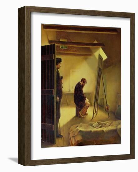 An Unfinished Masterpiece-Philip Burne-Jones-Framed Giclee Print