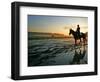 An Unidentified Horse and Rider on the Track at Belmont Park in Elmont, New York, June 9, 2006-Ed Betz-Framed Photographic Print