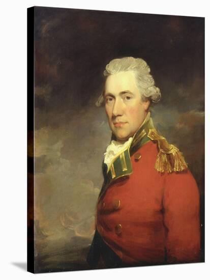 An Unknown British Officer, Probably of 11th (North Devonshire) Regiment of Foot, C.1800-John Hoppner-Stretched Canvas