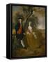 An Unknown Couple in a Landscape-Thomas Gainsborough-Framed Stretched Canvas