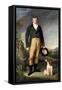 An Unknown Man with His Dog, 1815-William Owen-Framed Stretched Canvas