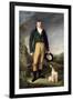 An Unknown Man with His Dog, 1815-William Owen-Framed Giclee Print