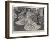 An Unrehearsed Effect at the Queen's Drawing Room, the Rush to Secure Good Places-Frank Craig-Framed Giclee Print