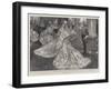 An Unrehearsed Effect at the Queen's Drawing Room, the Rush to Secure Good Places-Frank Craig-Framed Giclee Print