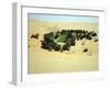 An untended oasis at the "Rub 'al-Khali", the Empty Quarter-Werner Forman-Framed Giclee Print