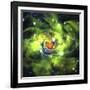 An Unusual Nebula in the Cosmos Has a Heart at its Center-null-Framed Art Print