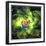 An Unusual Nebula in the Cosmos Has a Heart at its Center-null-Framed Premium Giclee Print