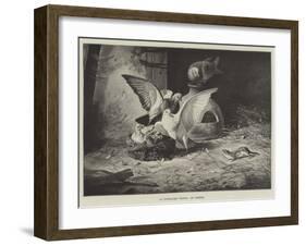 An Unwelcome Visitor-null-Framed Giclee Print