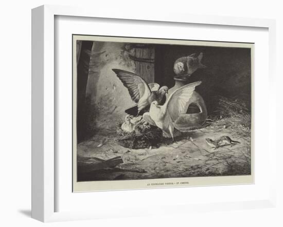 An Unwelcome Visitor-null-Framed Giclee Print