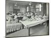 An Upholstery Class for Female Students at Borough Polytechnic, Southwark, London, 1911-null-Mounted Photographic Print