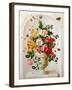 An Urn of Flowers in an Alcove-Jan Frans Josephus Mertens-Framed Giclee Print