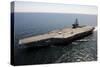 An X-47B Unmanned Combat Air System Aboard USS George H.W. Bush-null-Stretched Canvas