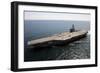 An X-47B Unmanned Combat Air System Aboard USS George H.W. Bush-null-Framed Photographic Print
