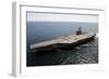 An X-47B Unmanned Combat Air System Aboard USS George H.W. Bush-null-Framed Photographic Print