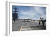 An X-47B Unmanned Combat Air System Aboard USS George H.W. Bush-null-Framed Photographic Print