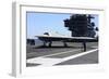 An X-47B Unmanned Combat Air System Aboard USS George H.W. Bush-null-Framed Photographic Print