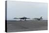 An X-47B Unmanned Combat Air System Conducts a Touch and Go Landing-null-Stretched Canvas