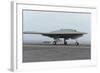 An X-47B Unmanned Combat Air System Conducts a Touch and Go Landing-null-Framed Photographic Print