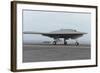 An X-47B Unmanned Combat Air System Conducts a Touch and Go Landing-null-Framed Photographic Print