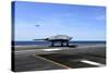 An X-47B Unmanned Combat Air System Conducts a Touch and Go Landing-null-Stretched Canvas