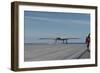 An X-47B Unmanned Combat Air System Launches from USS George H.W. Bush-null-Framed Photographic Print