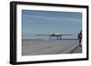 An X-47B Unmanned Combat Air System Launches from USS George H.W. Bush-null-Framed Photographic Print