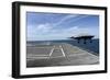 An X-47B Unmanned Combat Air System Launches from USS George H.W. Bush-null-Framed Photographic Print