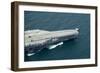 An X-47B Unmanned Combat Air System Launches from USS George H.W. Bush-null-Framed Photographic Print