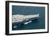 An X-47B Unmanned Combat Air System Launches from USS George H.W. Bush-null-Framed Photographic Print