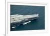 An X-47B Unmanned Combat Air System Launches from USS George H.W. Bush-null-Framed Photographic Print