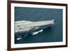 An X-47B Unmanned Combat Air System Launches from USS George H.W. Bush-null-Framed Photographic Print