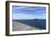 An X-47B Unmanned Combat Air System Launches from USS George H.W. Bush-null-Framed Photographic Print