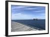 An X-47B Unmanned Combat Air System Launches from USS George H.W. Bush-null-Framed Photographic Print