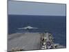 An X-47B Unmanned Combat Air System Launches from USS George H.W. Bush-null-Mounted Photographic Print