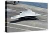 An X-47B Unmanned Combat Air System Makes an Arrested Landing-null-Stretched Canvas