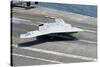 An X-47B Unmanned Combat Air System Makes an Arrested Landing-null-Stretched Canvas