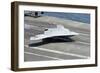 An X-47B Unmanned Combat Air System Makes an Arrested Landing-null-Framed Photographic Print