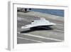 An X-47B Unmanned Combat Air System Makes an Arrested Landing-null-Framed Photographic Print