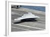 An X-47B Unmanned Combat Air System Makes an Arrested Landing-null-Framed Photographic Print