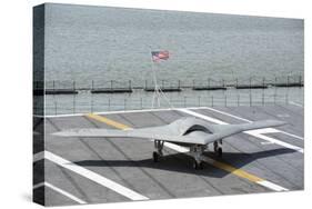 An X-47B Unmanned Combat Air System-null-Stretched Canvas