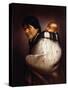 Ana Rupene and Child-Gottfried Lindauer-Stretched Canvas