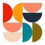 Warm Colors Bauhaus Geometry5-Ana Rut Bre-Giclee Print