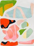 Warm Colors Bauhaus Geometry5-Ana Rut Bre-Stretched Canvas