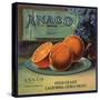 Anaco Brand - California - Citrus Crate Label-Lantern Press-Stretched Canvas