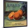 Anaco Brand - California - Citrus Crate Label-Lantern Press-Mounted Art Print