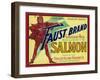 Anacortes, Washington - Faust Salmon Case Label-Lantern Press-Framed Art Print