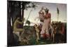 Anacreon, Bacchus and Aphrodite, 1848-Jean Leon Gerome-Mounted Giclee Print