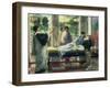 Anacreon Reading His Poems at Lesbia's House-Sir Lawrence Alma-Tadema-Framed Giclee Print